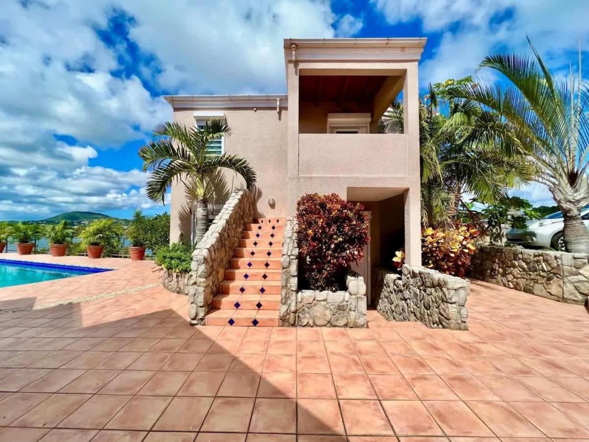 Cottage At Oceanfront Villa With Pool East End  Exterior photo